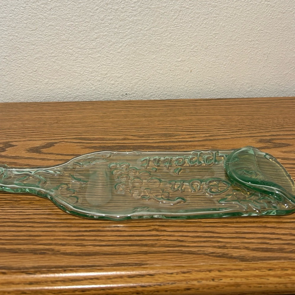 Squashed Wine Bottle Relish Plate